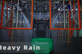 Čelní elektrický čtyřkolový vzv s nosností 1,5-3,8t